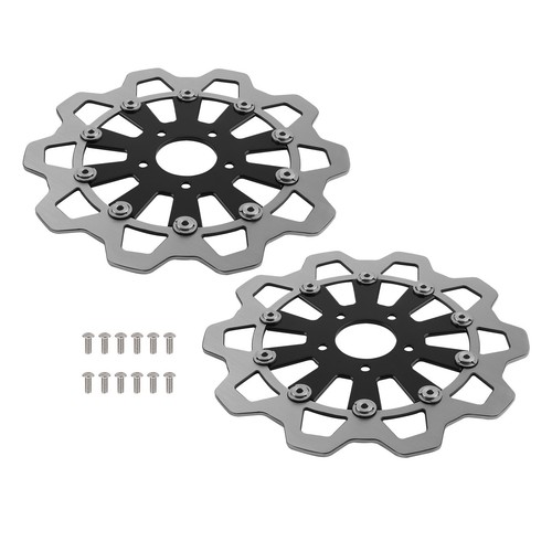 11.8" 2xFront Disc Brake Rotor for Harley-Davidson Road Glide Breakout 2013-2021
