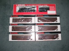 Lionel Pennsy 4-4-2 Steamer and Square Back Tender with 6 additional cars.