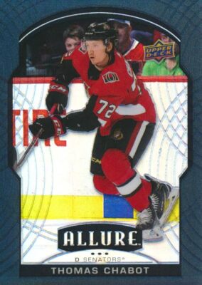 2020-21 UD Allure BLACK RAINBOW #66 THOMAS CHABOT - Ottawa Senators
