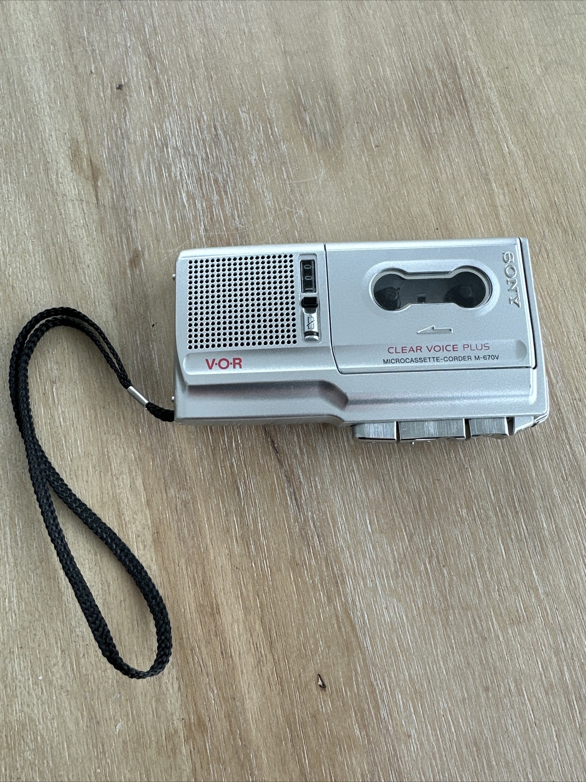 Sony M670V VOR Clear Voice Plus MicrocassetteCorder Recorder READ eBay