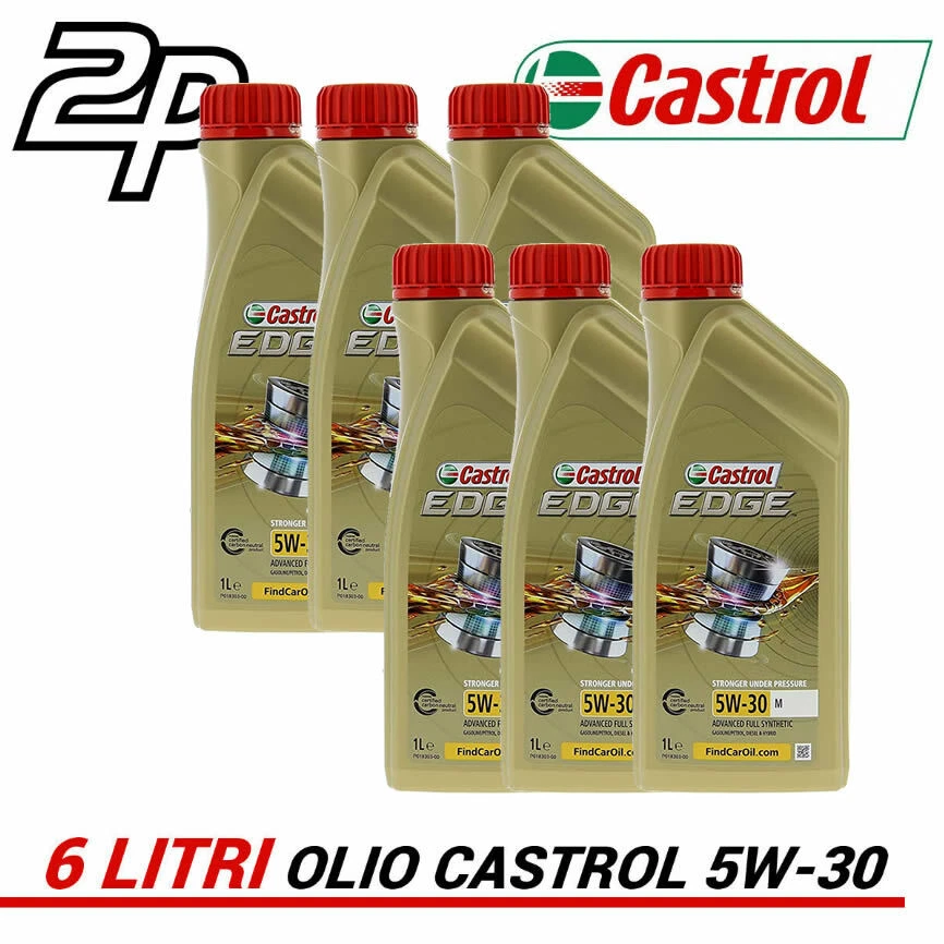6LT Huile de Moteur castrol edge Loglife Full Synthetic 5W30 Longlife 100% - Photo 1/1
