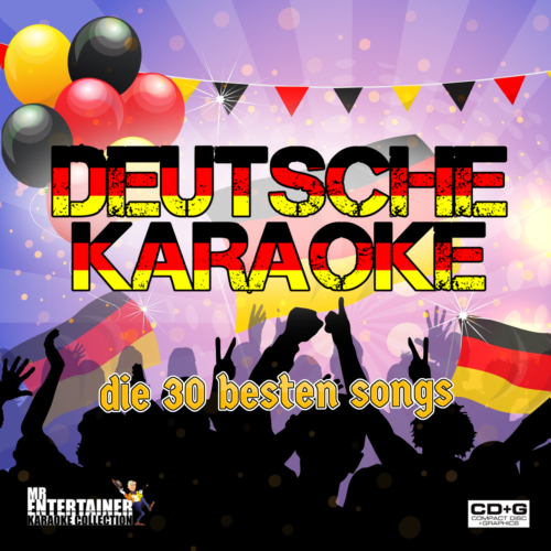 Karaoké allemand Mr Entertainer. Ensemble double disque CD+G/CDG. 30 chansons allemandes - Photo 1/3