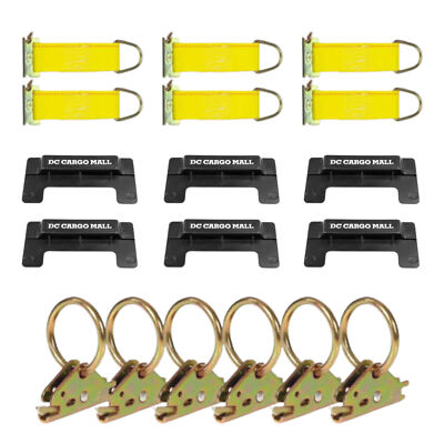 DC Cargo Mall E Track Tie-Down Kit - 18 Pieces: E-Track Accessories for...