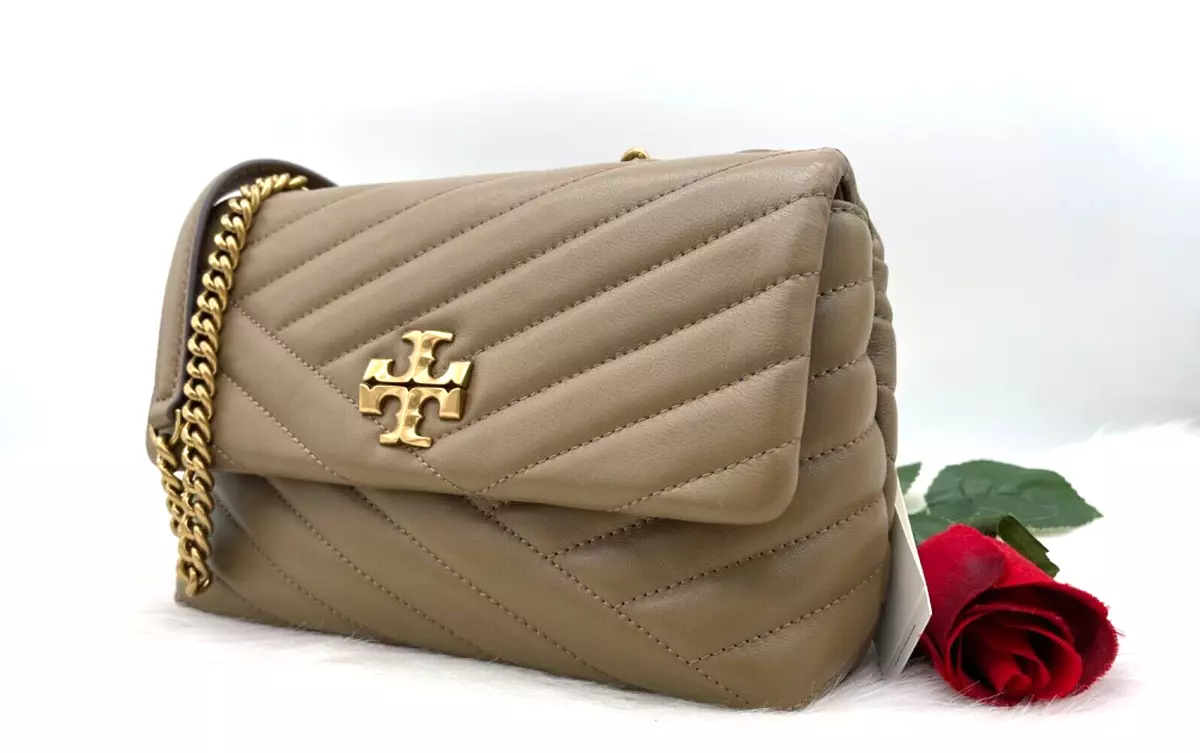 Tory Burch Kira Small Chevron Tassel Shoulder Bag