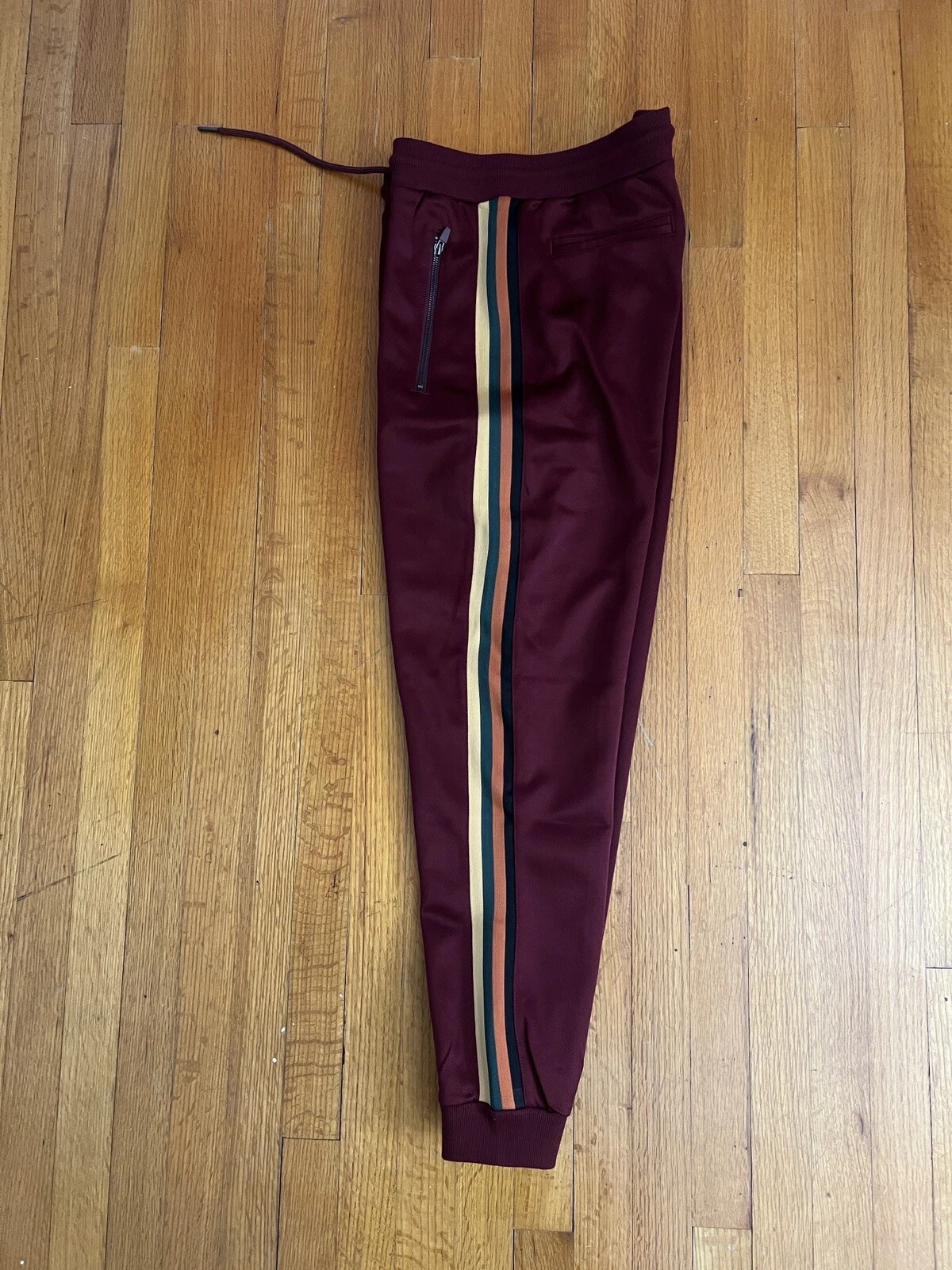 Jared Lang Side Stripe Jogger Pants