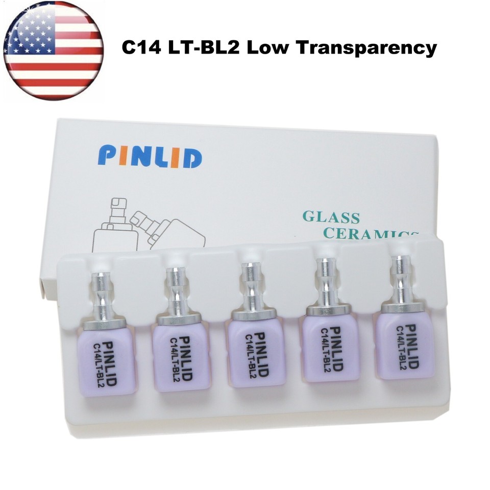 US C14 Dental Emax Glass Ceramic Block LT Lithium Disilicate CAD/CAM ...