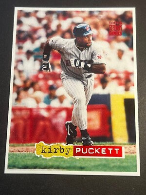Box 55: 1993 St. Club WHITE BORDER PROOF Kirby Puckett