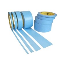 JMI Blue Masking Tape Painting, Assorted Size Set Painters Washi Tape pack