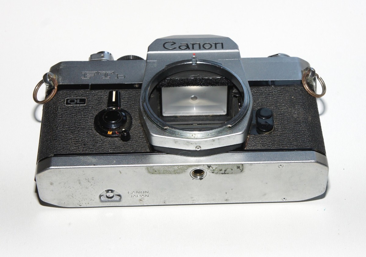 Vintage Canon FTb QL 35 mm SLR film CAMERA Made in Japan | eBay