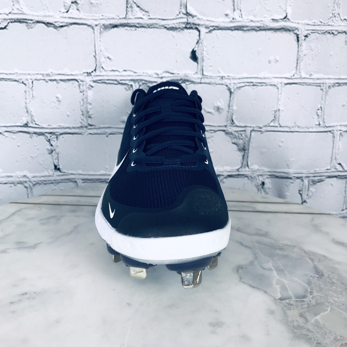 Men’s Size 11.5 Nike Alpha Huarache Elite 3 Low Baseball Cleats Blue CK0746-400 Alpha Huarache Elite 3 Low  main image 3