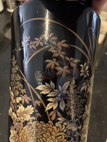 Japanese Shibata Chrysanthemum Vase, “Vintage” - Bild 3 von 10