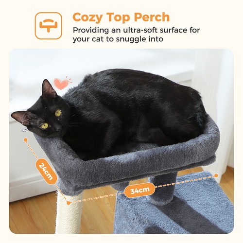 PAWZ Road Cat Tree Tower Scratching Post Scratcher Kitten Condo House Bed Toys - Picture 8 of 35