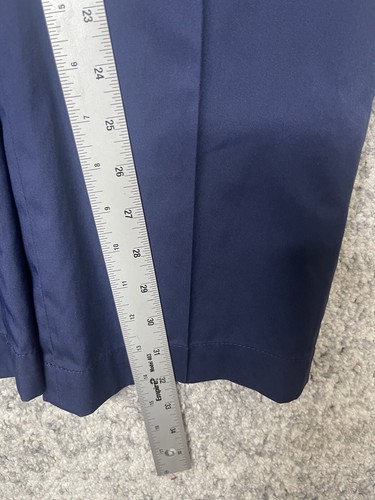 RLX Ralph Lauren Mens Dress Golf Pants 33/32 Blue Polyester Flat Front - Picture 5 of 12