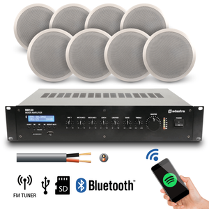 ceiling speakers and amplifier