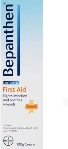 Bepanthen First Aid Cream 100g Antiseptic Fights Infection and Soothes Wounds - Picture 3 of 7