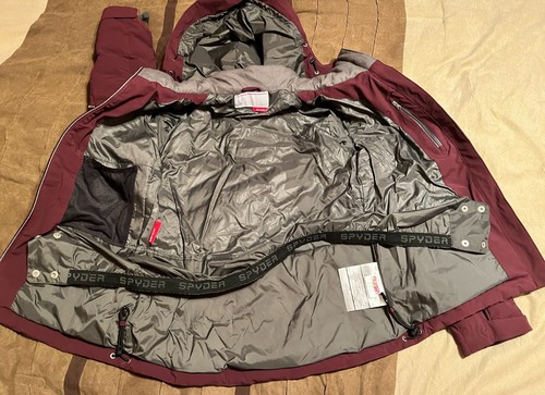 RARE NWT Spyder US Ski Team Down Jacket Women's Hoody USA Skiing, Sz US 6/EU8 - Picture 5 of 10