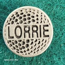 Personalized Metal Golf Ball Marker for Lorrie