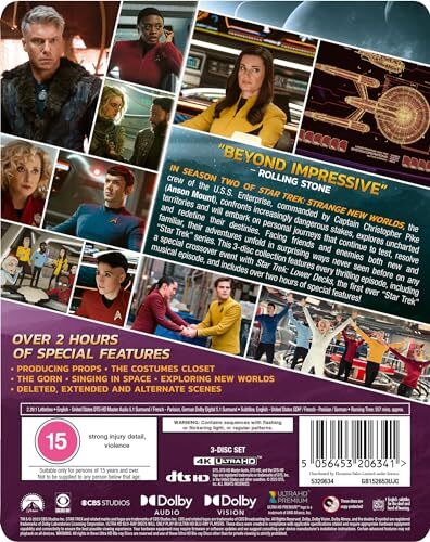 NA - Star Trek Strange New Worlds S2 Uhd Steelbook - New Blu-ray 4K - O600z - Picture 2 of 9
