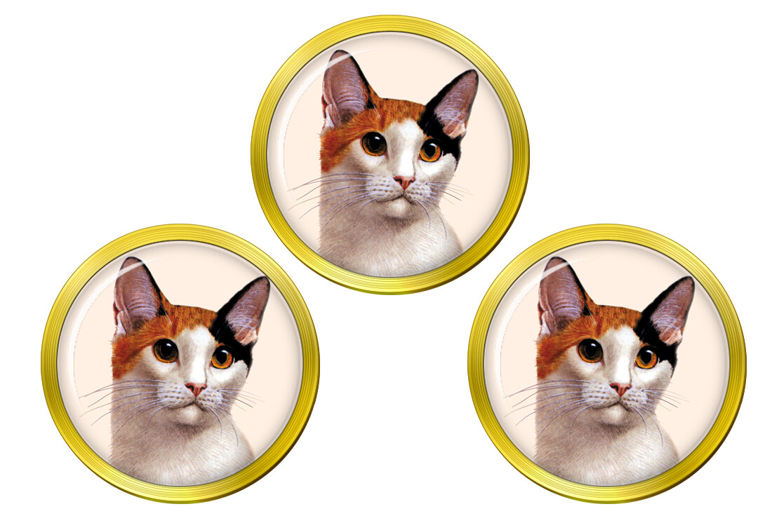Bobtail Cat Golf Ball Markers
