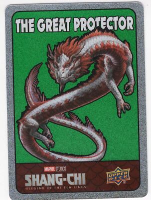 Upper Deck Marvel Shang-Chi Green Spectromatic Sticker SS-24 Great Protector