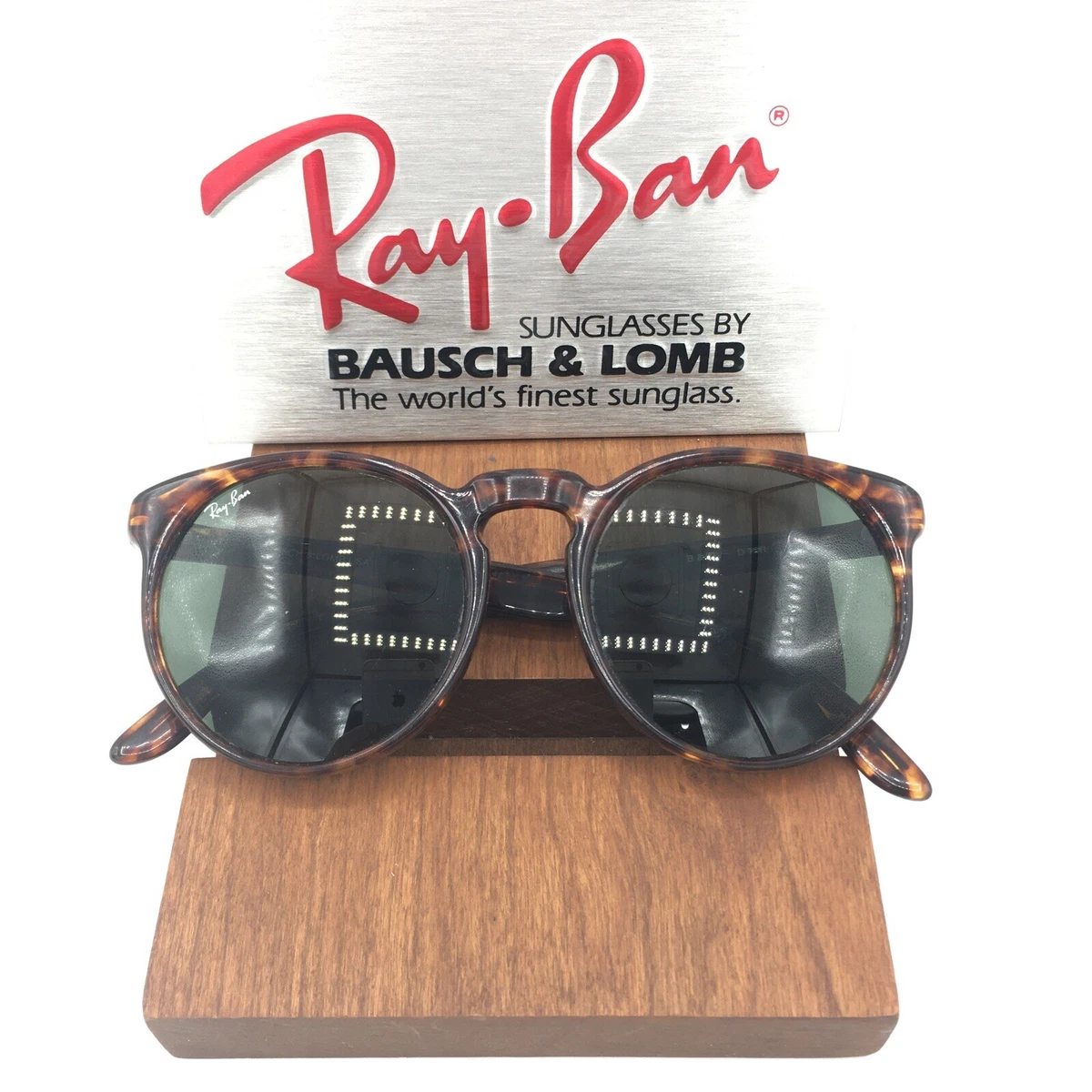Ray ban sales large round sunglasses