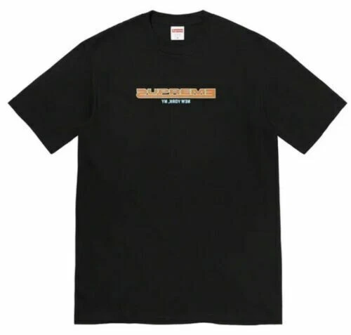Authentique t shirt homme avec logo Supreme Connected neuf avec étiquette Noir GRAND