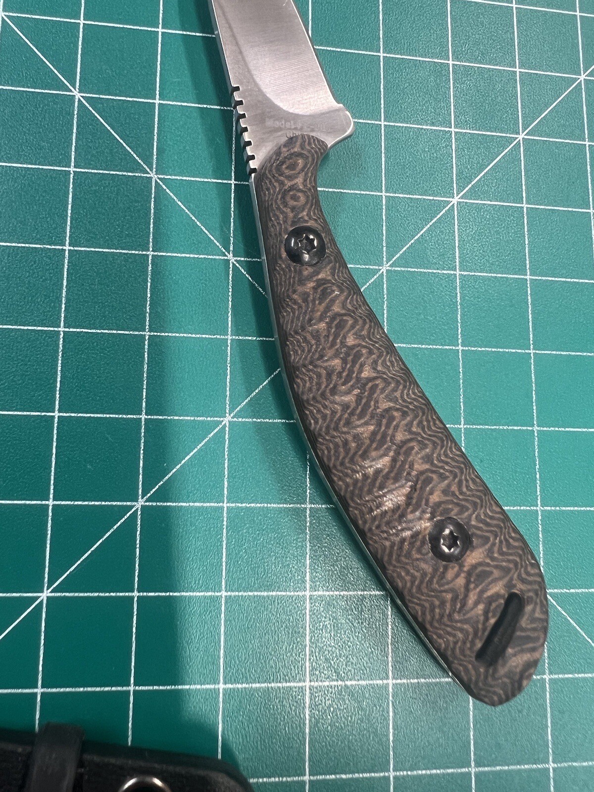 Fox Edge Dagger Neck Knife Full Tang Kydex Buckle Sheath G10 FE006 5 1