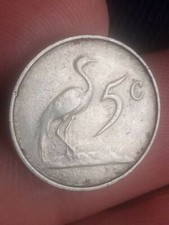 SOUTH AFRICA 5 Cents English Legend 1965 Nickel 2.5 g 17.35 mm Kayihan coins -1