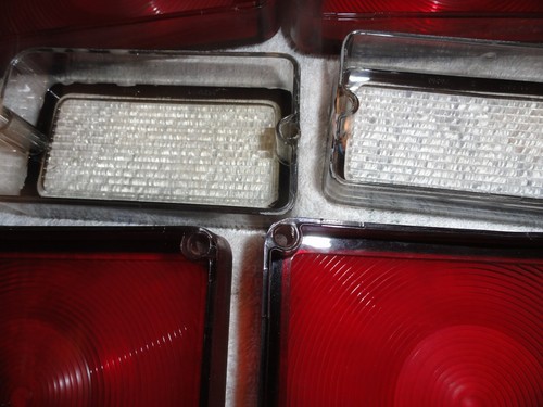 1971 MOPAR DODGE CHARGER TAIL LIGHT & REVERSE LENSES SET GOOD CONDITION - Picture 7 of 12