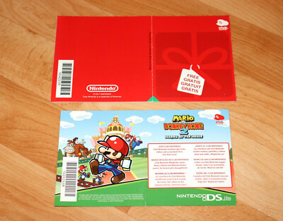 Mario vs. Donkey Kong 2 March of the Minis DS Club Nintendo Flyer AD Point Card 