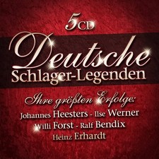 CD Deutsche Schlager Legenden von Various Artists 5CDs