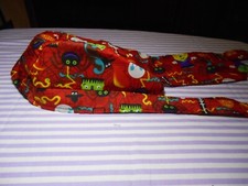 Margie's Doo-rags, Skullcaps Red with Monsters Holloween