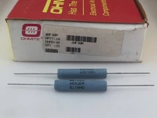 (10 pcs) 40F40R Ohmite, 10 Watt 40 Ohm 1%, Wirewound (Silicone Coated) Resistor