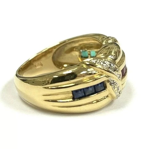2 Ct Princess Cut Ruby Lab-Created Men's Wedding Band Ring 14K Yellow Gold Over - Picture 3 of 8