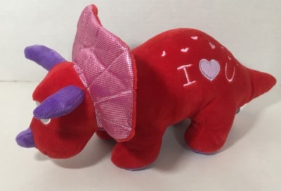 valentines dinosaur plush