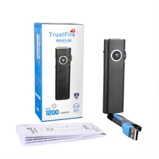 TrustFire X3-SE EDC Rechargeable Flashlight Magnet Torch UV Light , Red Laser US