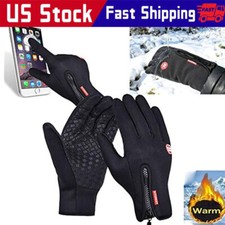 Thermal Windproof Waterproof Winter Gloves Touch Screen Warm Mittens Men Women