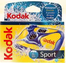 Kodak Sport Underwater - Waterproof DISPOSABLE 35mm Camera  - POST FREE