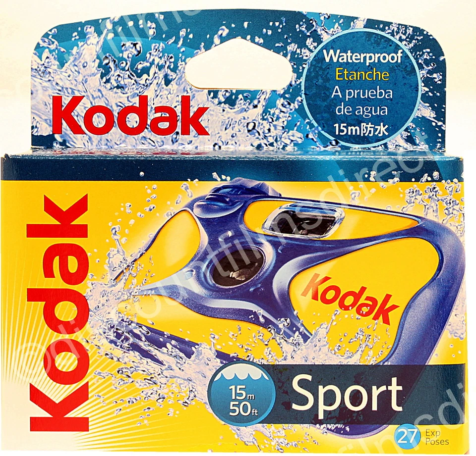 Kodak Sport Underwater - Waterproof DISPOSABLE 35mm Camera  - POST FREE - Image 1 of 1