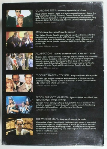 Nicholas Cage - Deluxe Icon Movie Set - 6 DVD Set Region 4 New Sealed - Picture 3 of 4