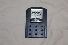Sony PlayStation 2 PS2 MAX MEMORY 16MB Memory Card Black