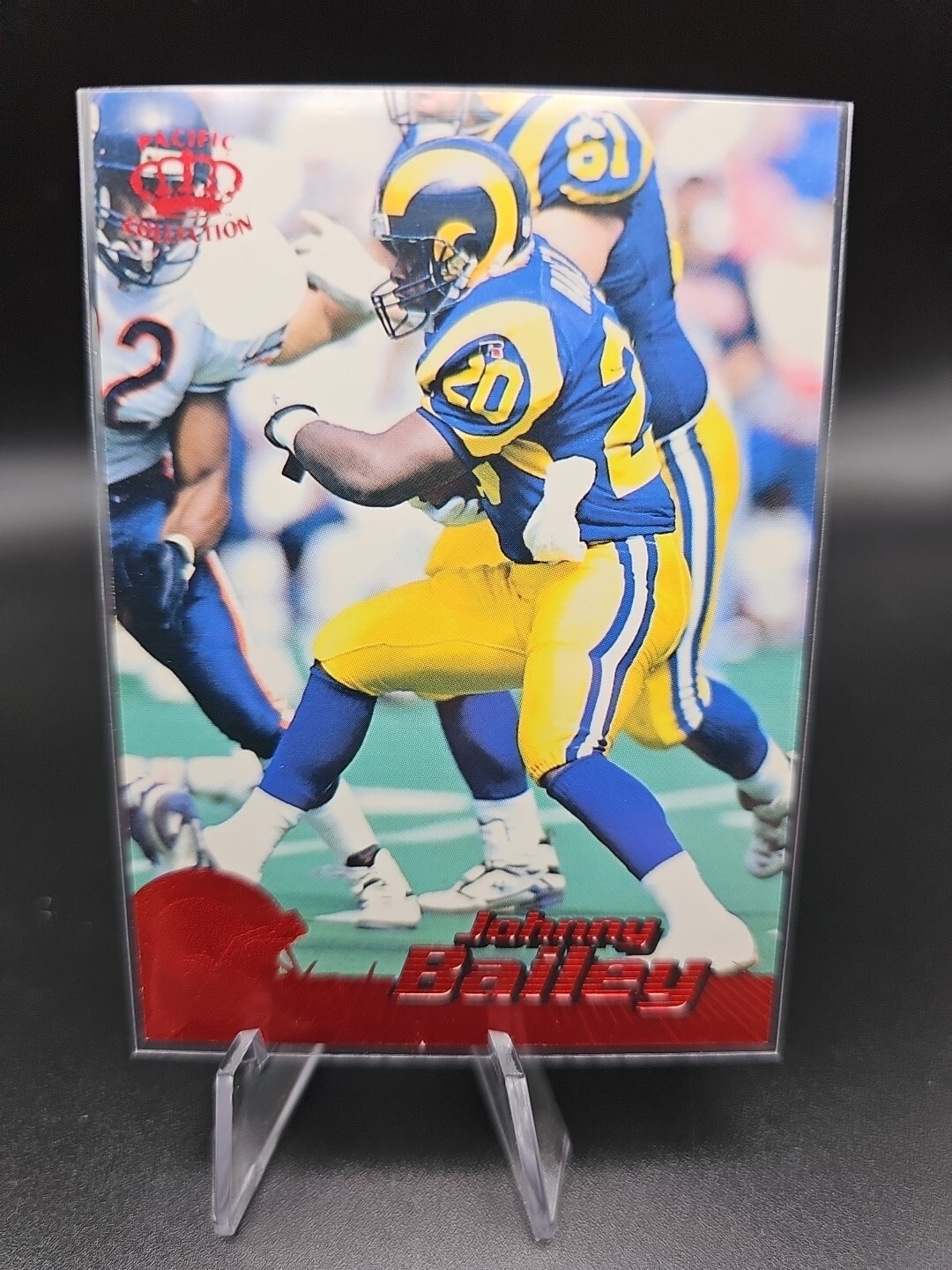 1996 Pacific Electric Red Parallel #411 Johnny Bailey Rams | eBay