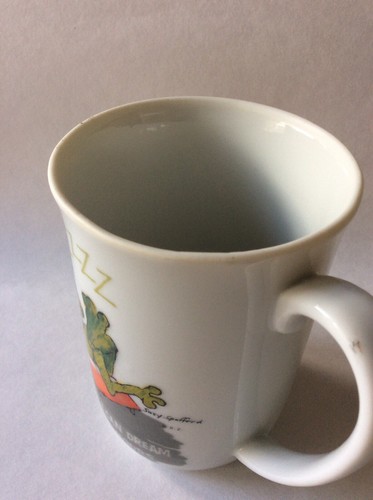 Suzys Zoo Vintage 1976 Frog Coffee Mug I Like Work Enesco - Picture 5 of 10