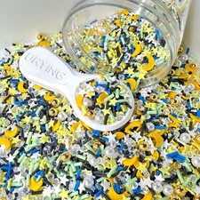 FAKE Franken Themed Galaxy Night Polymer Clay Sprinkle Mix NOT EDIBLE D26-06