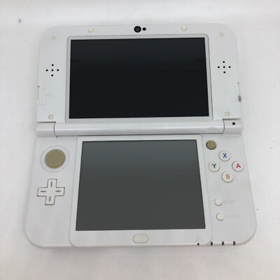 DUAL IPS New Nintendo 3DS XL LL Pearl White Console Japan