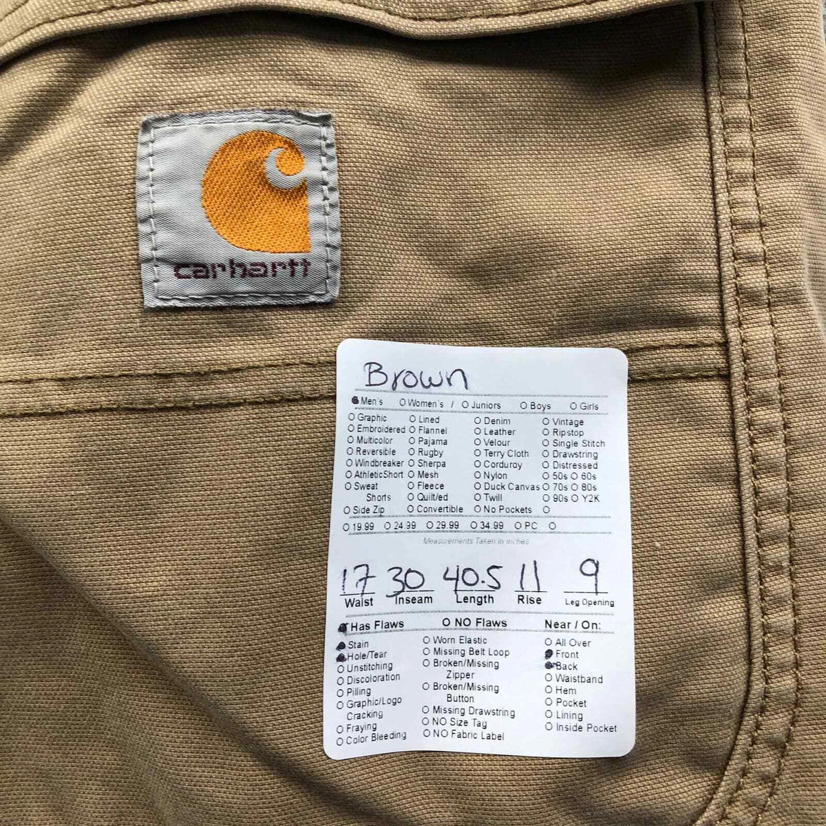 Carhartt cryder shop 2.0 pants
