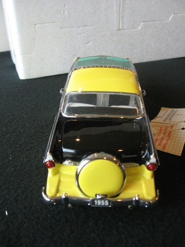 MIB FRANKLIN MINT 1955 BLK & YELLOW FORD CROWN VICTORIAN BOX & PAPERS WHEEL KIT - Picture 3 of 12