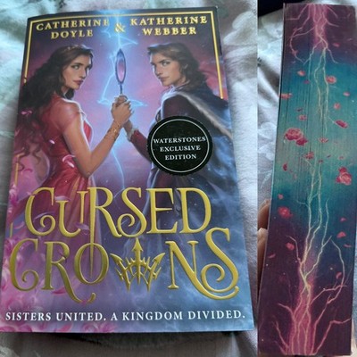 Waterstones Exclusive Cursed Crowns Signed 1st Edition Sprayed Edges Rose