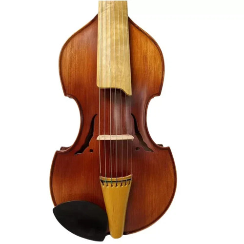 Flames maple 7×7 strings good Viola d'Amore 16",Professional Sound #15668 - Picture 3 of 10
