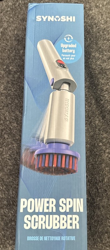Synoshi PRO Electric Spin Scrubber Cordless Cleaning Brush Waterproof